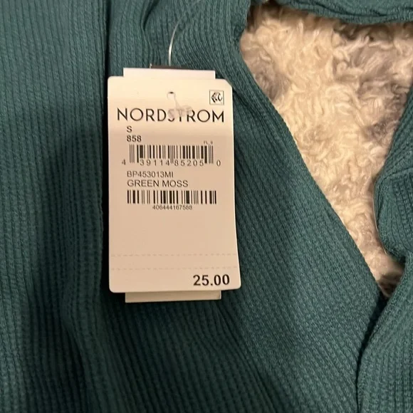 NWT: Crop Knit Henley - Picture 3 of 5